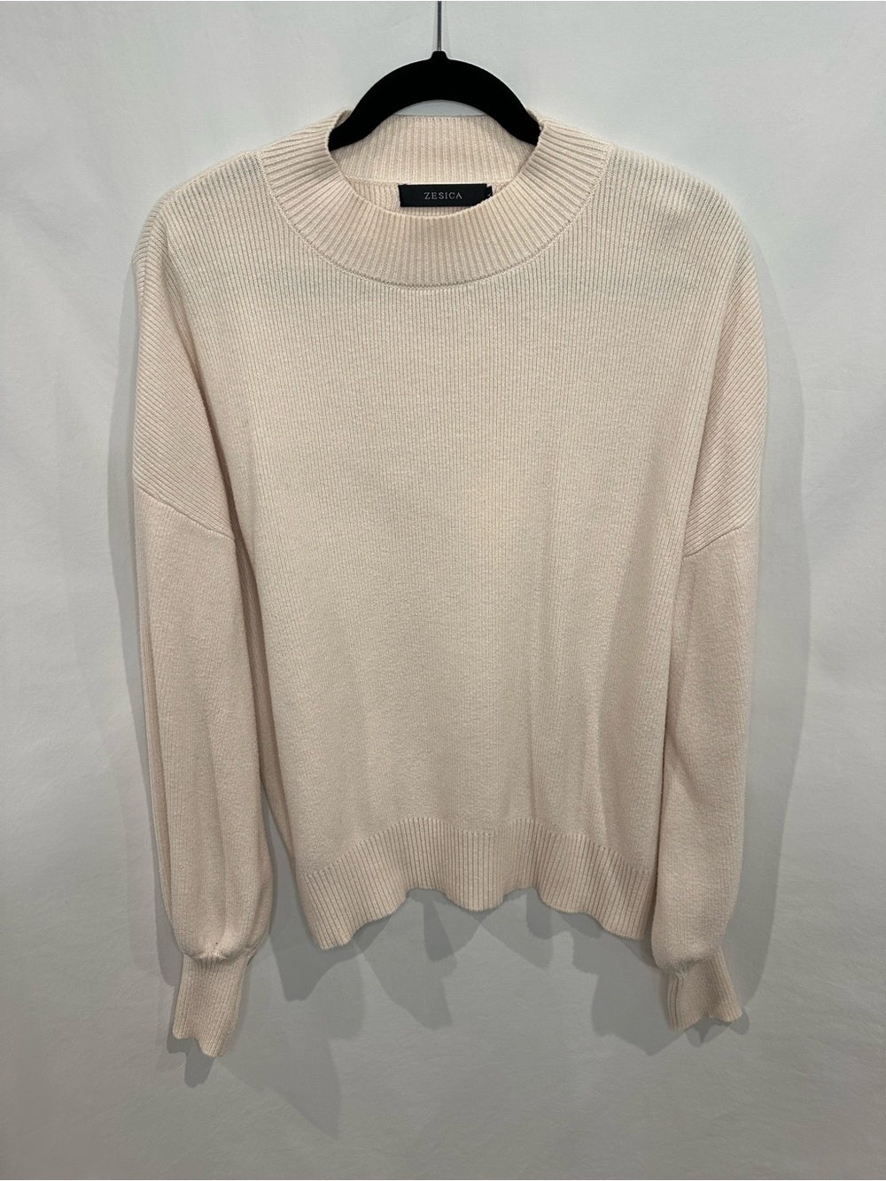 Zesica Cream Crewneck Sweater - Lightweight Women's Pullover
